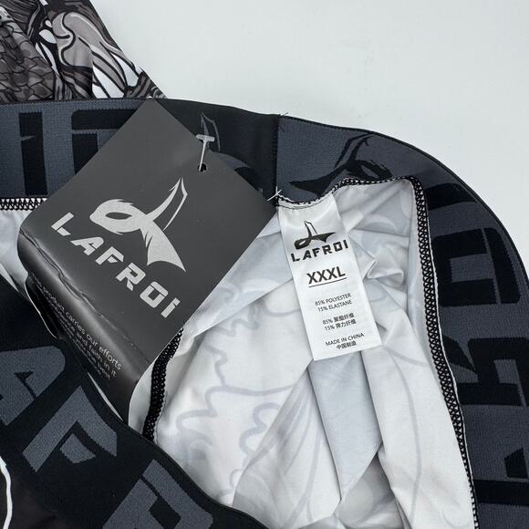 Lafroi Mens Quick Dry Cool Compression Fit Tight Dragon Print Leggings Size XXXL - Picture 5 of 7